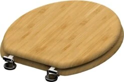 SCHÜTTE WC-Bril 81101 NATURAL BAMBOO - Massief Bamboe - Soft Close - Verchroomde Scharnieren 12 SCHÜTTE WC-Bril 81101 NATURAL BAMBOO - Massief Bamboe - Soft Close - Verchroomde Scharnieren -Badkamerproducten 1200x804 4