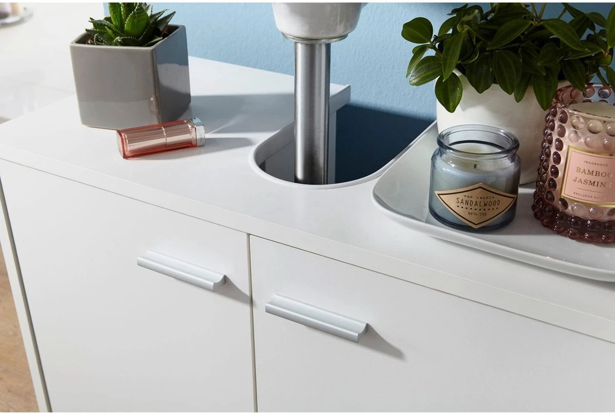 Nancy's Artesia Badkamerkast - Badkamermeubel - Badmeubel - Opbergruimte - Wit 5 Nancy's Artesia Badkamerkast - Badkamermeubel - Badmeubel - Opbergruimte - Wit - Afbeelding 5