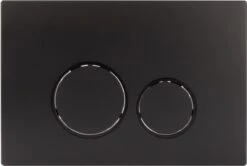 Bedieningsplaat StarBlueDisc Doppio 35 TBV Geberit UP100 UP320 UP300 UP700 UP720 Mat Zwart