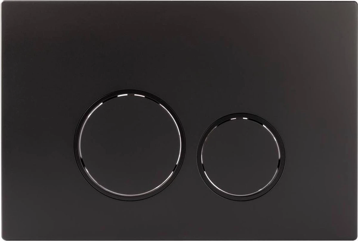 Bedieningsplaat StarBlueDisc Doppio 35 TBV Geberit UP100 UP320 UP300 UP700 UP720 Mat Zwart 5 Bedieningsplaat StarBlueDisc Doppio 35 TBV Geberit UP100 UP320 UP300 UP700 UP720 Mat Zwart - Afbeelding 5