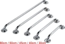 Wandbeugel Chrome RVS Look 30 Cm Extra Grip. Handgreep / Wandgreep Voor Badkamer / Douche / Toilet. Toiletbeugel / Badgreep / Douchegreep -Badkamerproducten 1200x813 3