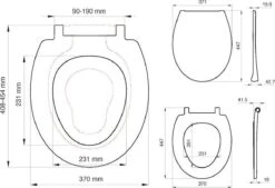 Tiger Tulsa - Toiletbril Met Deksel - WC Bril - Thermoplast Wit -Badkamerproducten 1200x822