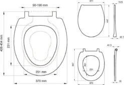 Tiger Tulsa - Toiletbril Met Deksel - WC Bril - Thermoplast Zwart -Badkamerproducten 1200x823 1