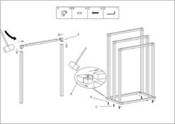 Sealskin Tube - Handdoekrek Vrijstaand - Zwart -Badkamerproducten 1200x848