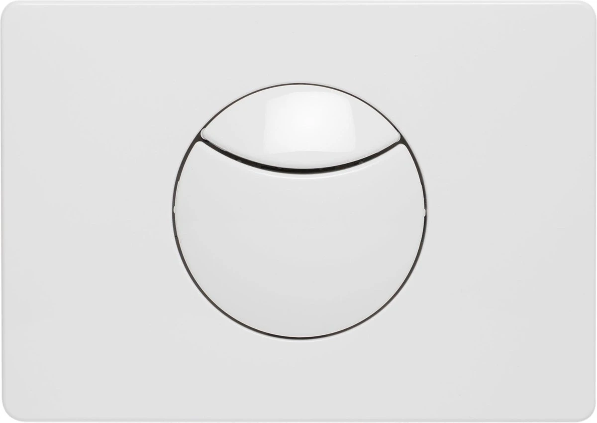 Plieger Donau Bedieningspaneel – Bedieningspaneel Toilet – 2 Knoppen Rond – Bedieningspaneel Wit 1 Plieger Donau Bedieningspaneel – Bedieningspaneel Toilet – 2 Knoppen Rond – Bedieningspaneel Wit