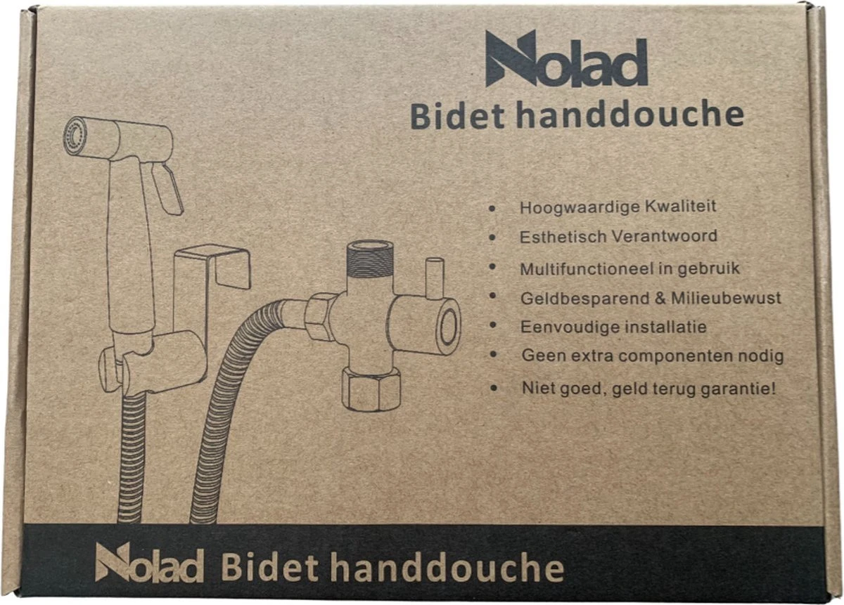 Nolad® Bidet Handdouche - Douchekoppen - Bidet - Handdouche - Zilver 5 Nolad® Bidet Handdouche - Douchekoppen - Bidet - Handdouche - Zilver - Afbeelding 5