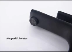 Inspire Badkamer Kraan Zwart Inclusief Aansluitingen - Wastafel Kraan - Zwart Chroom -Badkamerproducten 1200x867 1