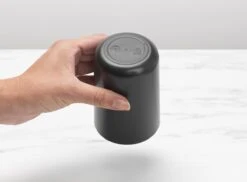 Brabantia ReNew Tandenborstelhouder - Met Inzet - Dark Grey -Badkamerproducten 1200x883 1