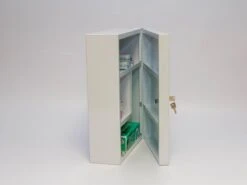 Culinorm Medicijnkast Van Staal Met Slot - 35cm X 45 Cm X 15 Cm - Wit -Badkamerproducten 1200x898 6