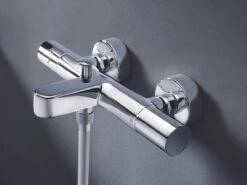 GROHE QuickFix Precision Get Thermostatische Badkraan - EcoJoy® - 15cm - Met Koppelingen - Chroom - 34774000 12 GROHE QuickFix Precision Get Thermostatische Badkraan - EcoJoy® - 15cm - Met Koppelingen - Chroom - 34774000 -Badkamerproducten 1200x899 24