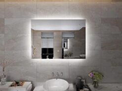 Viidako LED Rechthoekige Badkamerspiegel - Anti-condens - 3 LED Verlichting Standen - Krasbestendig