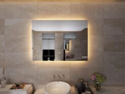 Viidako LED Rechthoekige Badkamerspiegel - Anti-condens - 3 LED Verlichting Standen - Krasbestendig -Badkamerproducten 1200x900 80