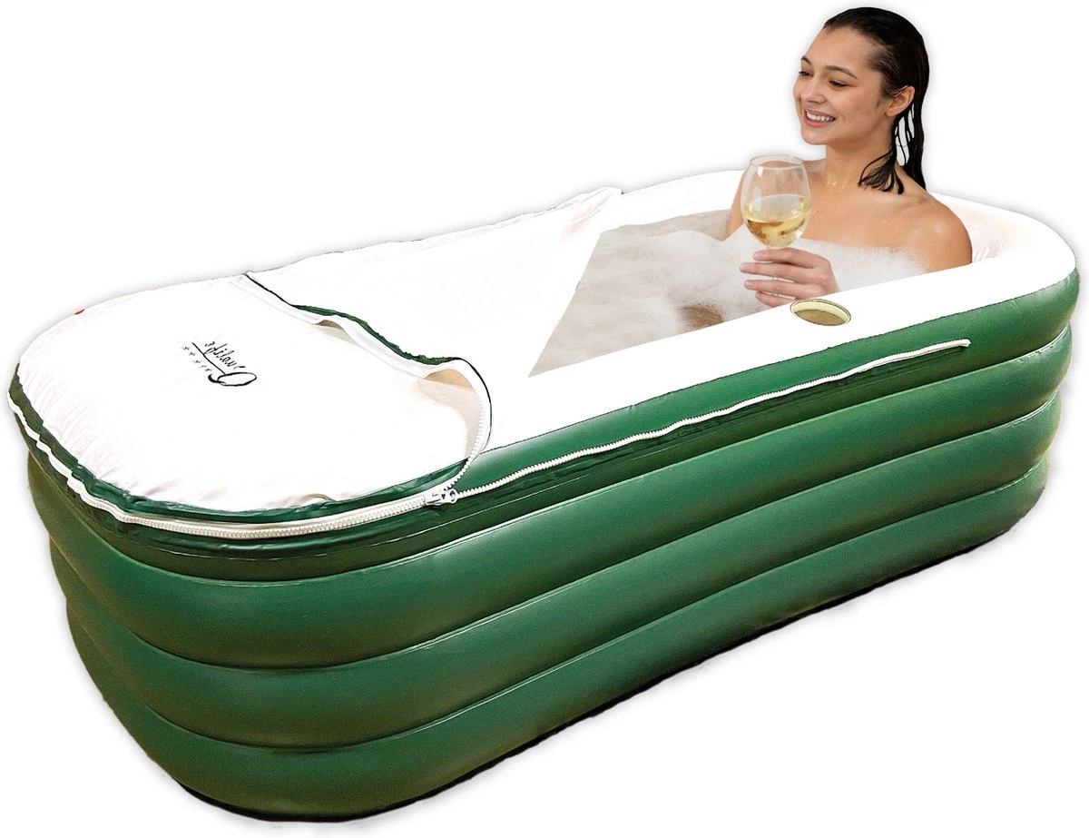 Q’ualife® Opblaasbaar Bad – Ligbad – Zitbad – Opblaasbaar Ligbad – Bad – Badkuip Volwassenen 1 Q’ualife® Opblaasbaar Bad – Ligbad – Zitbad – Opblaasbaar Ligbad – Bad – Badkuip Volwassenen