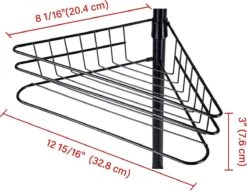 SensaHome Telescopisch Douche Rek Met 4 Lagen - Verstelbaar Bad / Douche Hoekrek Opbergrek - Uitschuifbaar Van 145-250 Cm - Zwart -Badkamerproducten 1200x928 1