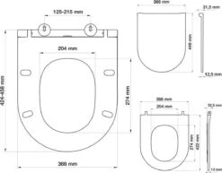 Tiger Elvas - Toiletbril - WC Bril - Duroplast - Wit -Badkamerproducten 1200x936 4
