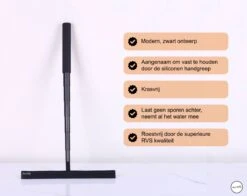 Van CODI® - 2 In 1 - Douchewisser - Vloertrekker - Multifunctioneel - Vloerwisser - Vloertrekker Met Steel - Verlengbaar - Met Ophangsysteem -Badkamerproducten 1200x954