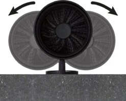 Tiger Tune - Toiletborstel Met Houder - Zwart Metaal Geborsteld / Zwart -Badkamerproducten 1200x955