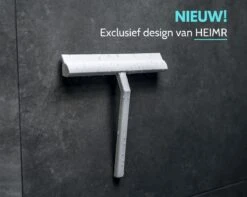 Douchewisser Wit Met Magneetstrip - Badkamer Accessoires - Raamwisser - Trekker Douche - Silicone - 21cm X 20cm -Badkamerproducten 1200x957