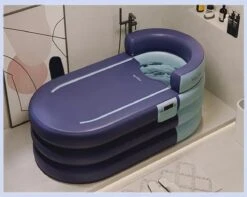 Opblaasbaar Bad - Oranje Ligbad - Zitbad Volwassenen - Ijsbad - Badkuip - Opblaasbad - Opvouwbaar Bad - Opblaas Bad -Badkamerproducten 1200x957 3