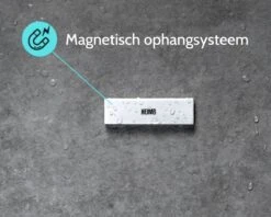 Douchewisser Wit Met Magneetstrip - Badkamer Accessoires - Raamwisser - Trekker Douche - Silicone - 21cm X 20cm -Badkamerproducten 1200x960