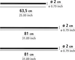 WENKO Douchegordijnstang Hoek Universeel Aluminium Zwart - Douchestang -Badkamerproducten 1200x960 3