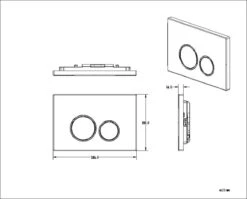 Bedieningsplaat StarBlueDisc Doppio 35 TBV Geberit UP100 UP320 UP300 UP700 UP720 Mat Zwart 10 Bedieningsplaat StarBlueDisc Doppio 35 TBV Geberit UP100 UP320 UP300 UP700 UP720 Mat Zwart -Badkamerproducten 1200x965 3