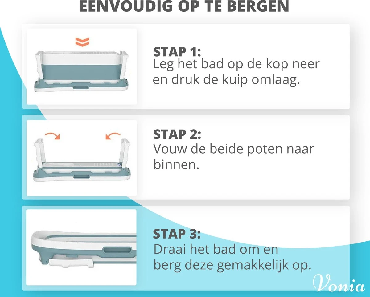 Vonia Opvouwbaar Bad - Zitbad - Bath Bucket - 140 Cm Lang - Inklapbaar Bad - Incl. Badkussen - Roze 5 Vonia Opvouwbaar Bad - Zitbad - Bath Bucket - 140 Cm Lang - Inklapbaar Bad - Incl. Badkussen - Roze - Afbeelding 5