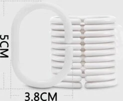 Su.B.dgn Douchegordijn 120x180 Anti Schimmel Polyester Badkamer Douchegordijn Wasbaar Met 12 Ringen | Grijs -Badkamerproducten 1200x984