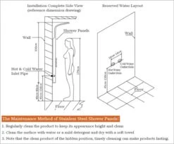 Douchepaneel Met Massage - Regendouche - Massage Jets - Waterval Douche - Met Thermostaatkraan En Handdouche - Zilver - Opbouw - Douchekop - Flanner® -Badkamerproducten 1200x993 2