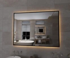 Viidako Badkamerspiegel Met LED Verlichting - Anti Condens - 3 LED Standen - Met Klok - Mat Zwart 9 Viidako Badkamerspiegel Met LED Verlichting - Anti Condens - 3 LED Standen - Met Klok - Mat Zwart -Badkamerproducten 1200x999 2