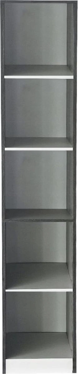 Kolomkast 5 Open Vakken - Opbergkast Badkamer Slaapkamer Of Hal - 180 Cm Hoog 1 Kolomkast 5 Open Vakken - Opbergkast Badkamer Slaapkamer Of Hal - 180 Cm Hoog