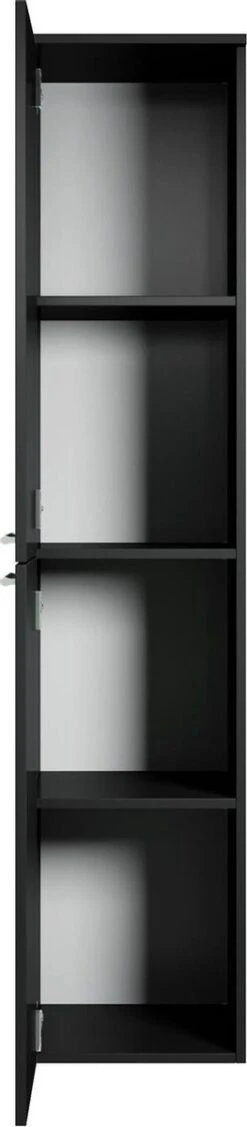 Badplaats Badkamerkast Saturnus 35 Cm X 35 Cm X 130 Cm - Zwart - Hangende Kolomkast Met Twee Deuren -Badkamerproducten 263x1200 4