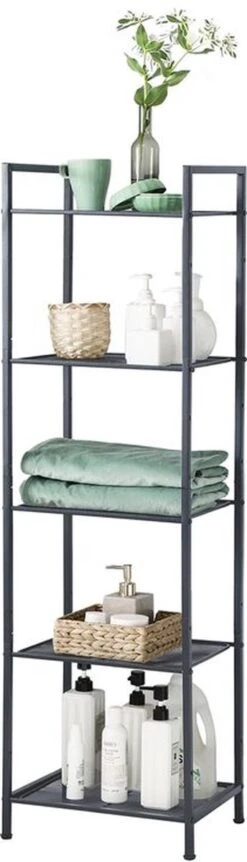 Cisa Home - Staand Rek - Badkamerrek - Opslagrek - Keukenrek - Zwart