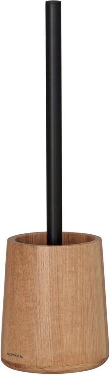Sealskin Earth - Toiletborstel Met Houder Vrijstaand - Eiken 1 Sealskin Earth - Toiletborstel Met Houder Vrijstaand - Eiken