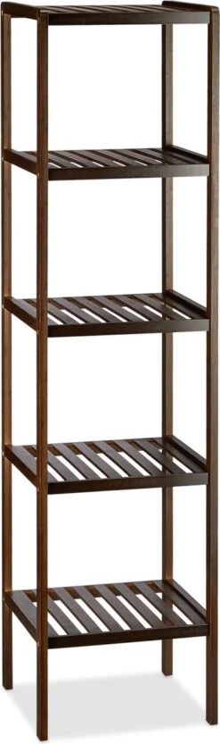 Relaxdays - Badkamerrek Bamboe - Houten Rek - Keukenrek - Schoenenrek, Opbergrek -Badkamerproducten 356x1200 1