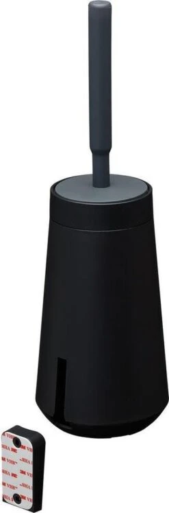 Tiger Tess - Toiletborstelhouder Met Swoop® Borstel Flexibel - Zwart / Antraciet -Badkamerproducten 397x1200