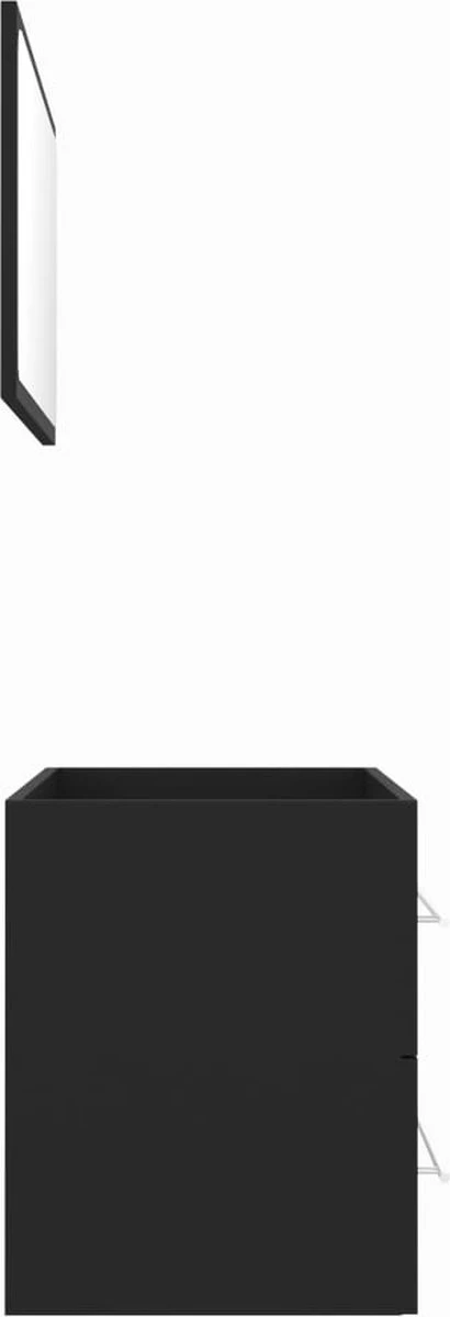 Prolenta Premium - 2-delige Badkamermeubelset Spaanplaat Grijs 8 Prolenta Premium - 2-delige Badkamermeubelset Spaanplaat Grijs - Afbeelding 8