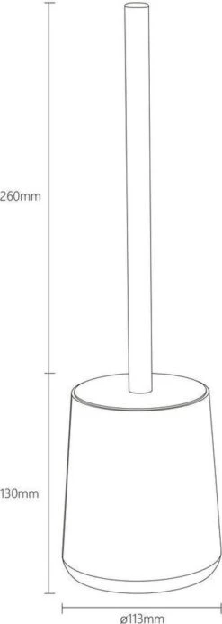 Sealskin Earth - Toiletborstel Met Houder Vrijstaand - Eiken 15 Sealskin Earth - Toiletborstel Met Houder Vrijstaand - Eiken -Badkamerproducten 428x1200