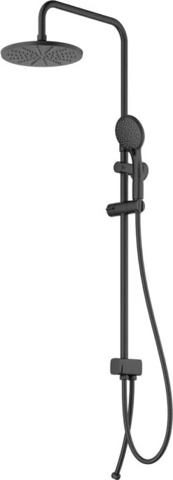 Livarno Home Regendouche Set Zwart 80-120cm Hoogte Verstelbaar -Badkamerproducten 434x1200