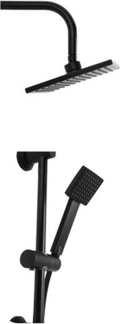 Bathroom Solutions Regendouche Set MET Handdouche 150cm - Matzwart 6 Bathroom Solutions Regendouche Set MET Handdouche 150cm - Matzwart -Badkamerproducten 444x1200 1