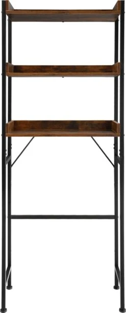 Tectake - Badkamerrek Seattle - Industrial Dark - 404435 -Badkamerproducten 486x1200 3