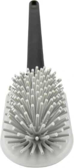 Flusive WC Borstel Met Houder Inclusief Ophangsysteem - Siliconen Toiletborstel - 2 Lifters - Flexibel - Zwart -Badkamerproducten 529x1200