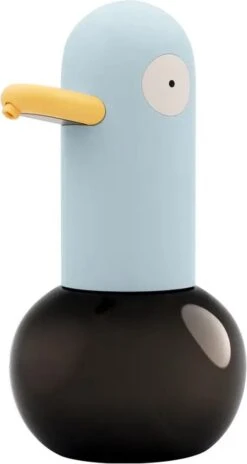 MUID Duck- Automatische Zeepdispenser - Handwas Schuimzeepdispenser Voor Kinderen - Zeeppompje-Oplaadbaar-Foam Technologie- Touchless Infrarood Sensor-Lichtblauw - 400ml - 10.35cm*11.5cm*19.5cm -Badkamerproducten 639x1200