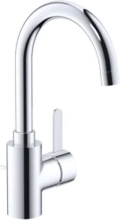 GROHE Eurosmart Cosmopolitan Wastafelkraan - Hoge C-uitloop - Met Trekwaste - Chroom - 32830001 -Badkamerproducten 653x1200