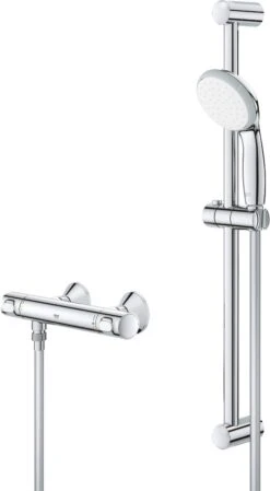 GROHE Precision Flow Thermostatische Douchekraan Met Douchegarnituur - EcoJoy® - 15cm - 34841000