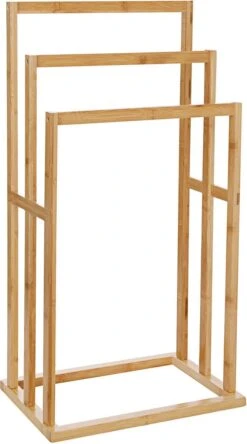 Merkloos Decopatent® Handdoekrek - Vrijstaand Handdoekenrek Voor In Badkamer - Handdoekrek - Bamboe Hout - Handdoek - Droogrek Met 3 Armen 17 Merkloos Decopatent® Handdoekrek - Vrijstaand Handdoekenrek Voor In Badkamer - Handdoekrek - Bamboe Hout - Handdoek - Droogrek Met 3 Armen -Badkamerproducten 667x1200 4