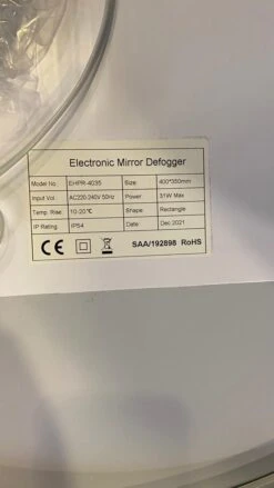 Sunlight - Badkamerspiegel - Rond - 80x80cm - Spiegelverwarming - LED Verlichting - Dimbaar - Touch Sensor -Badkamerproducten 675x1200 8