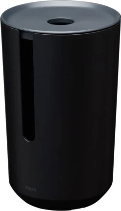 Tiger Tess - Reserverolhouder Met Deksel - Vrijstaand - Zwart / Antraciet -Badkamerproducten 688x1200