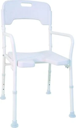 Drive Douchestoel Dsf 130 Opvouwbaar - Hygiene Uitsparing -Badkamerproducten 713x1200