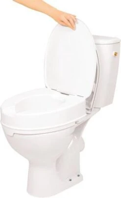 VITILITY Toiletverhoger Met Deksel 10 Cm - Wc Bril - Verhoogd Toilet -Badkamerproducten 735x1200